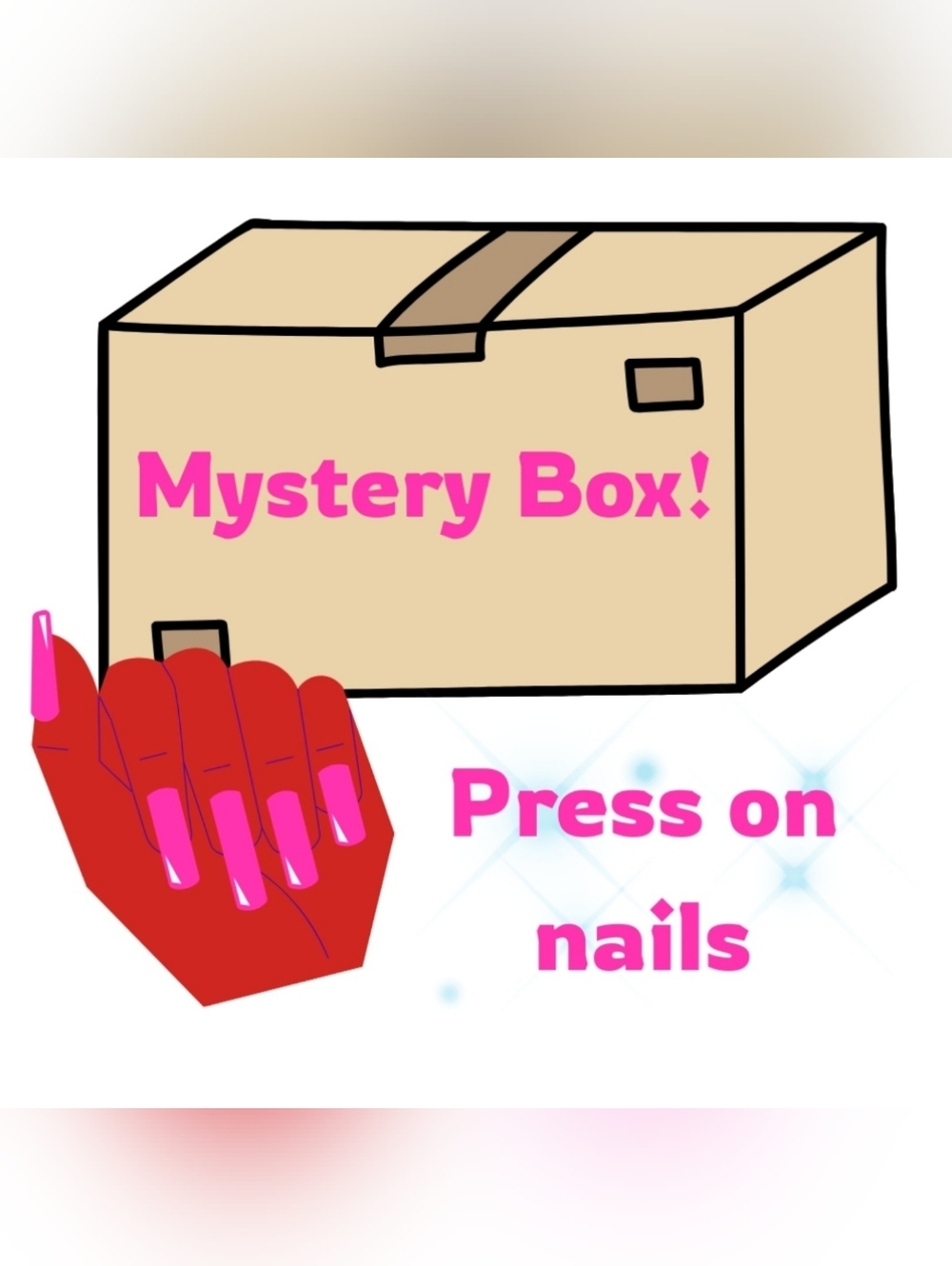 Press On Nails Mystery Box